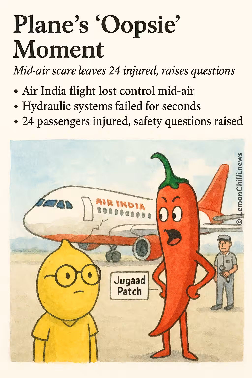 Plane's "Oopsie" Moment