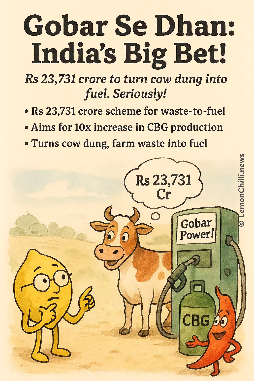 Gobar Se Dhan: India's Big Bet!