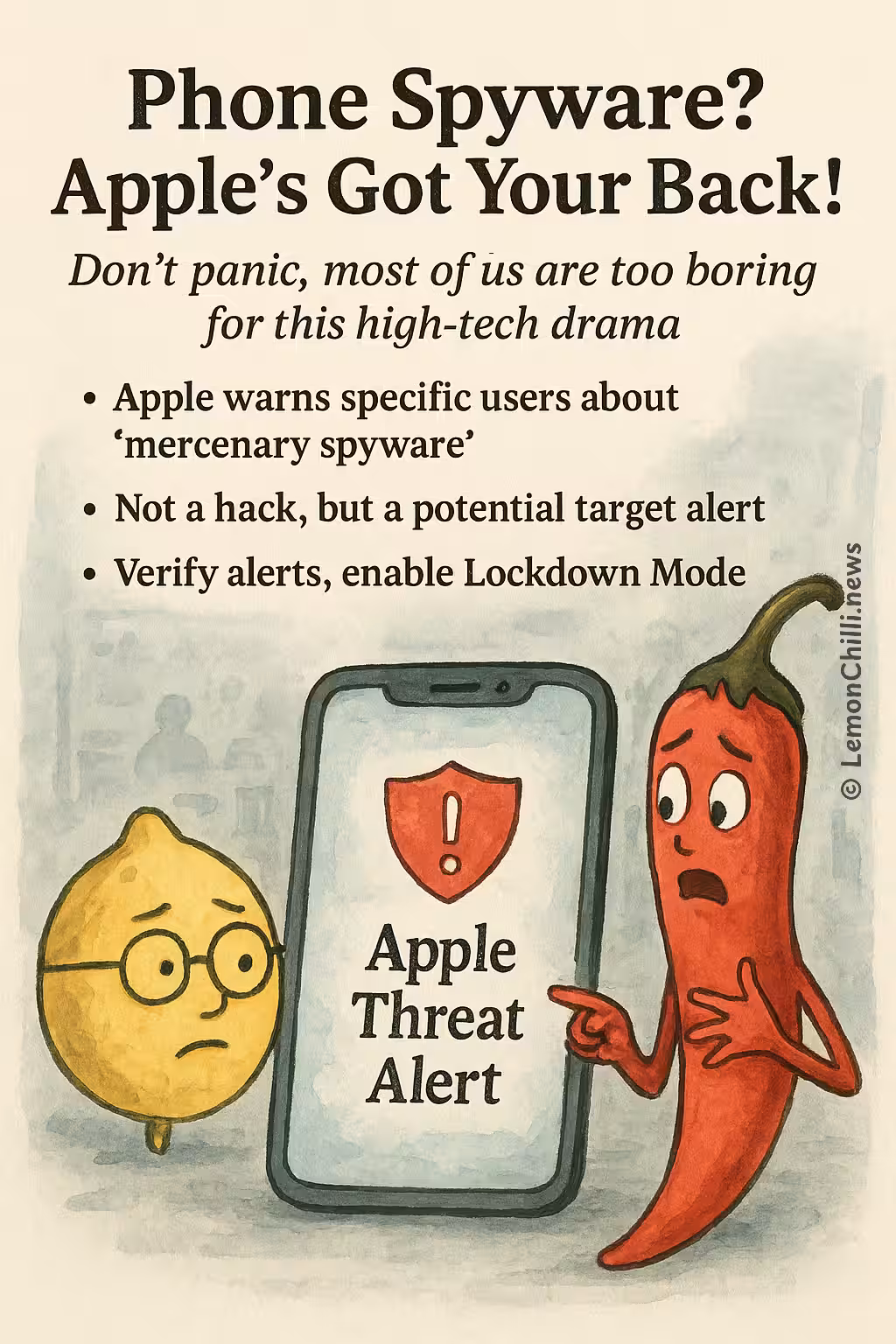 Phone Spyware? Apple's Got Your Back!