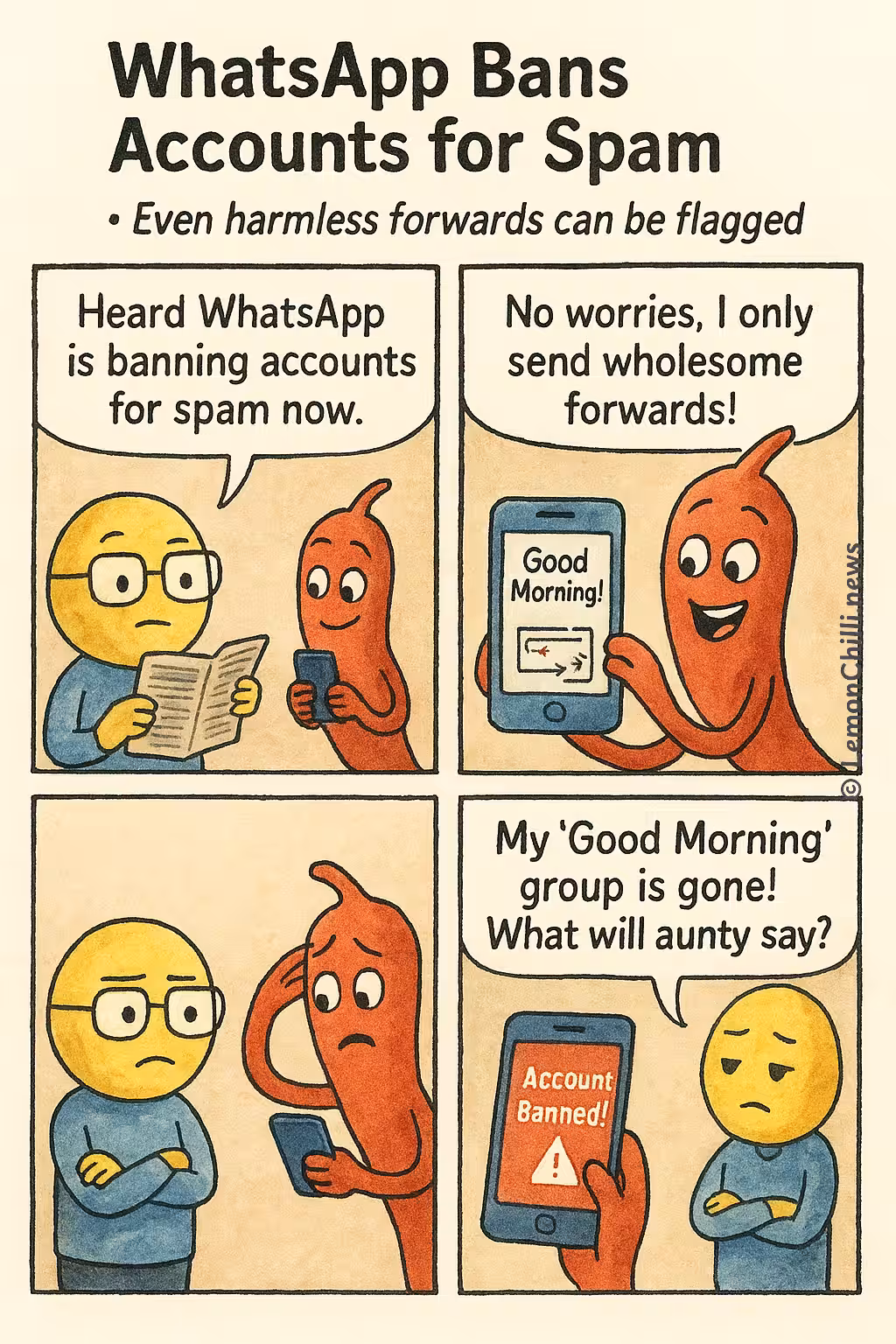 WhatsApp Ban: Good Morning Gone Bad!