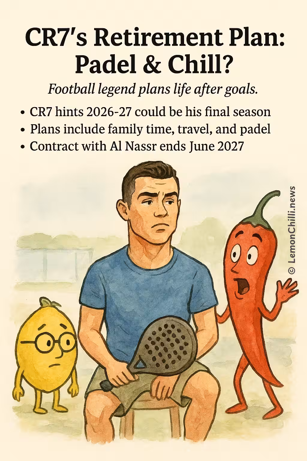 CR7's Retirement Plan: Padel & Chill?