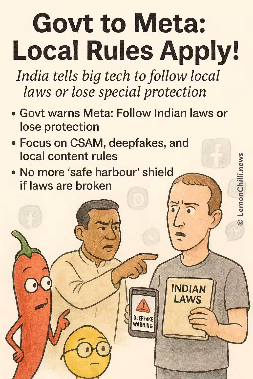 Govt to Meta: Local Rules Apply!