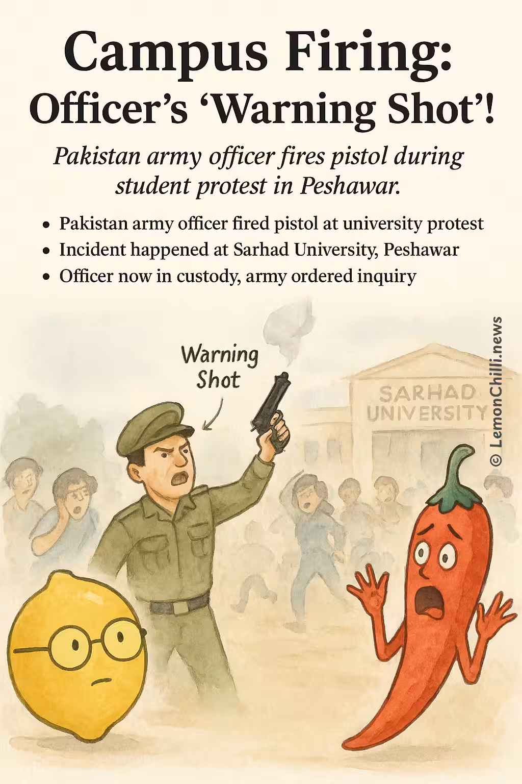 Campus Firing: Officer's 'Warning Shot'!
