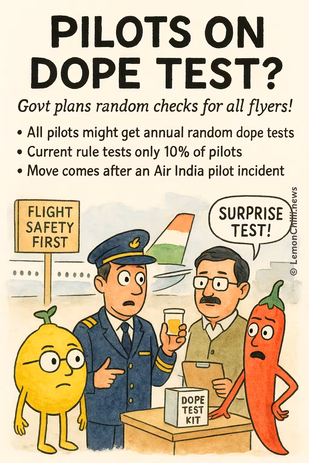 Pilots on Dope Test?