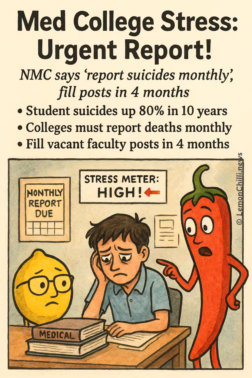 Med College Stress: Urgent Report!