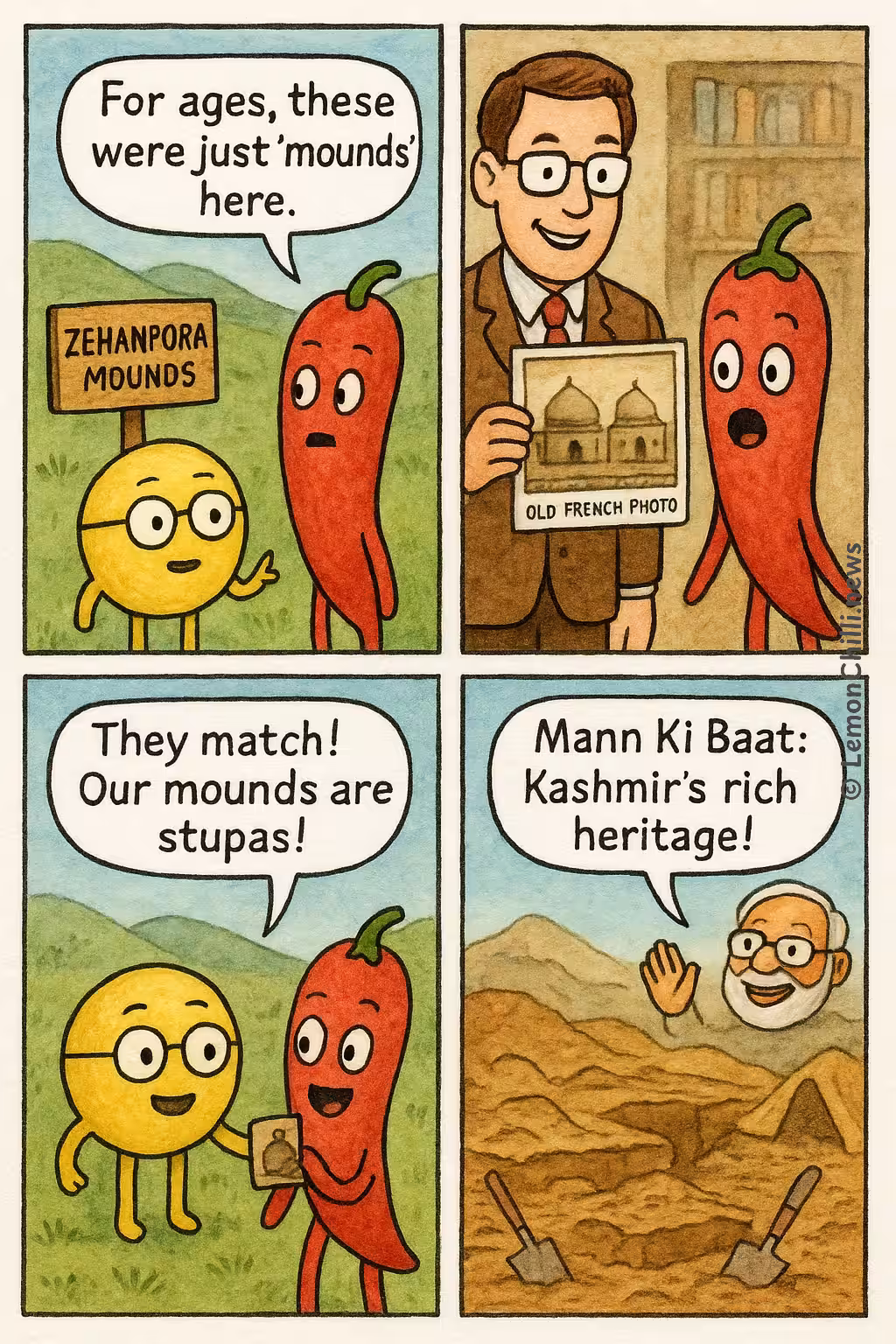 Mounds to Stupas: French Connection!