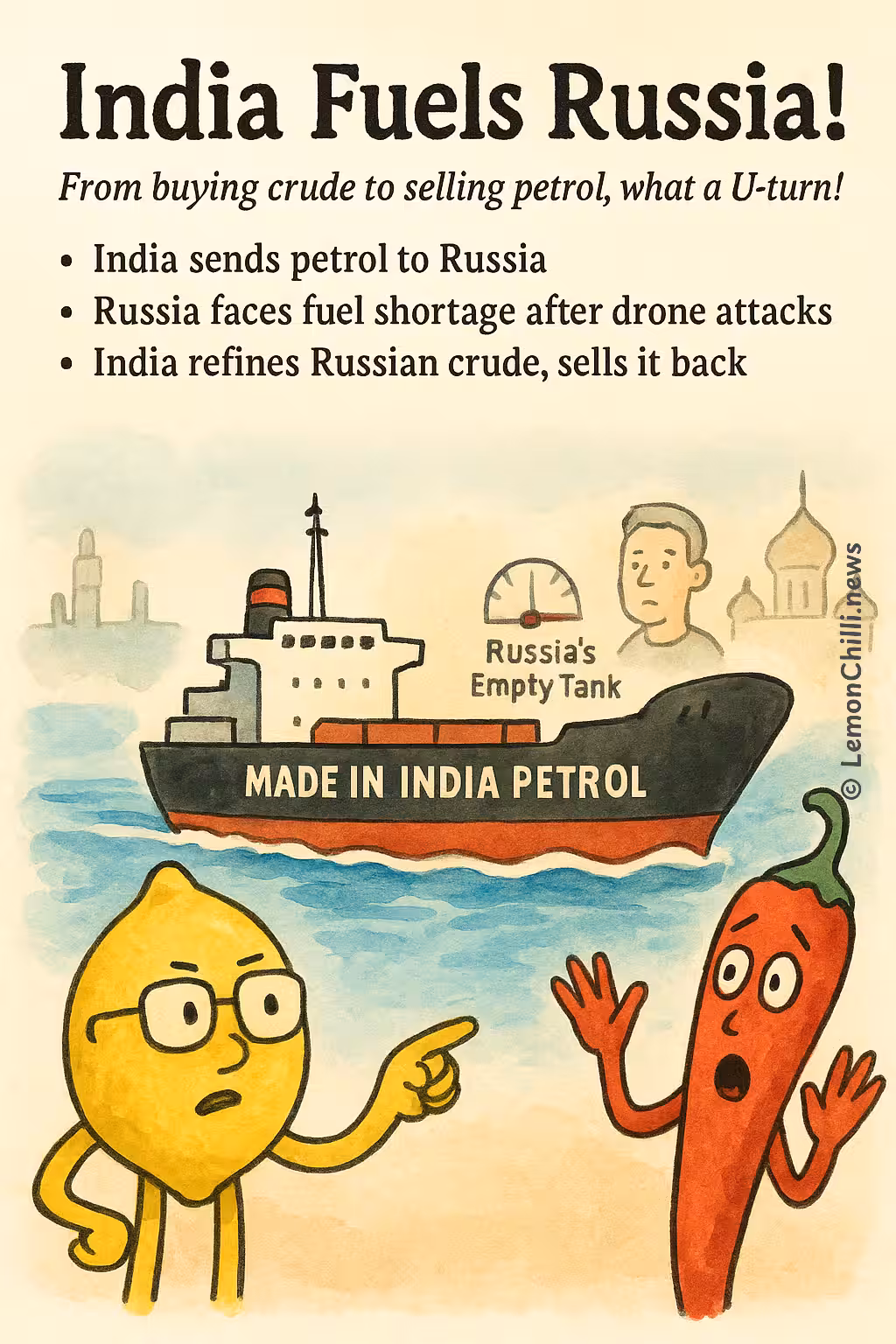 India Fuels Russia!