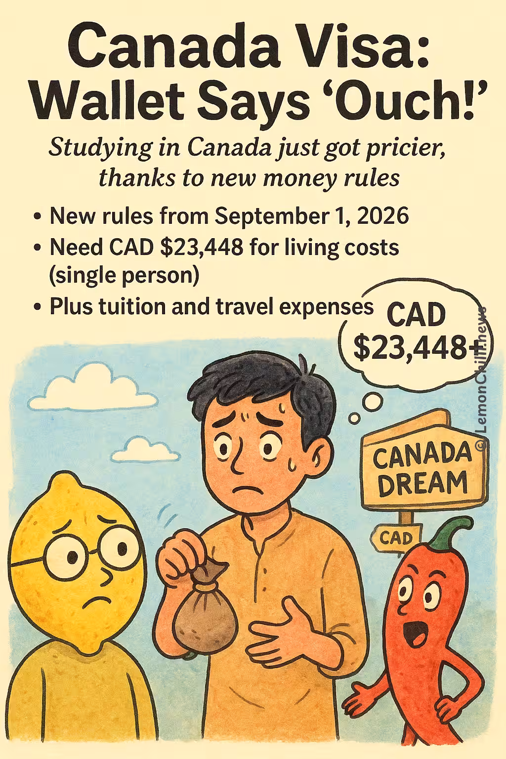 Canada Visa: Wallet Says 'Ouch!'