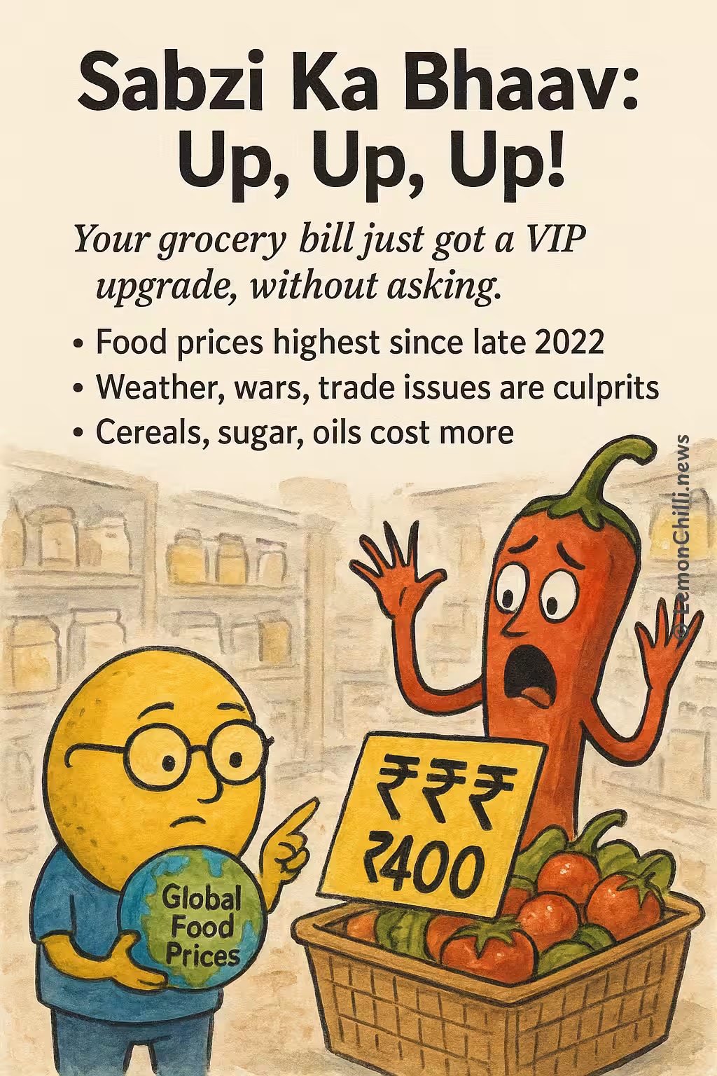 Sabzi Ka Bhaav: Up, Up, Up!
