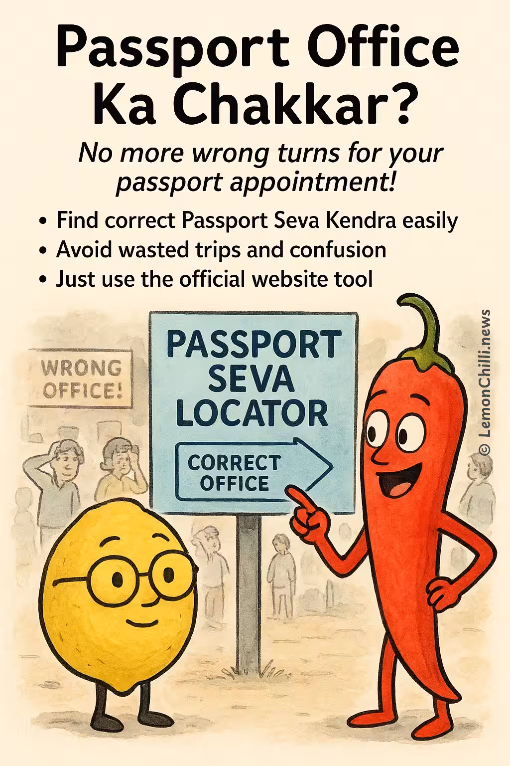 Passport Office Ka Chakkar?