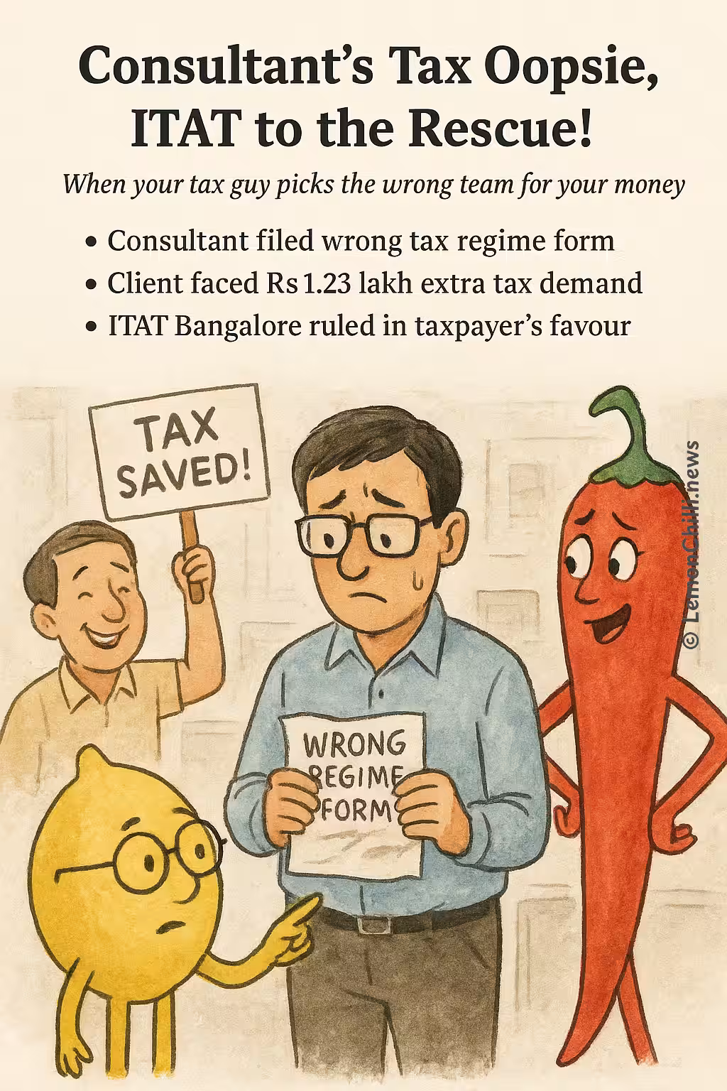 Consultant's Tax Oopsie, ITAT to the Rescue!