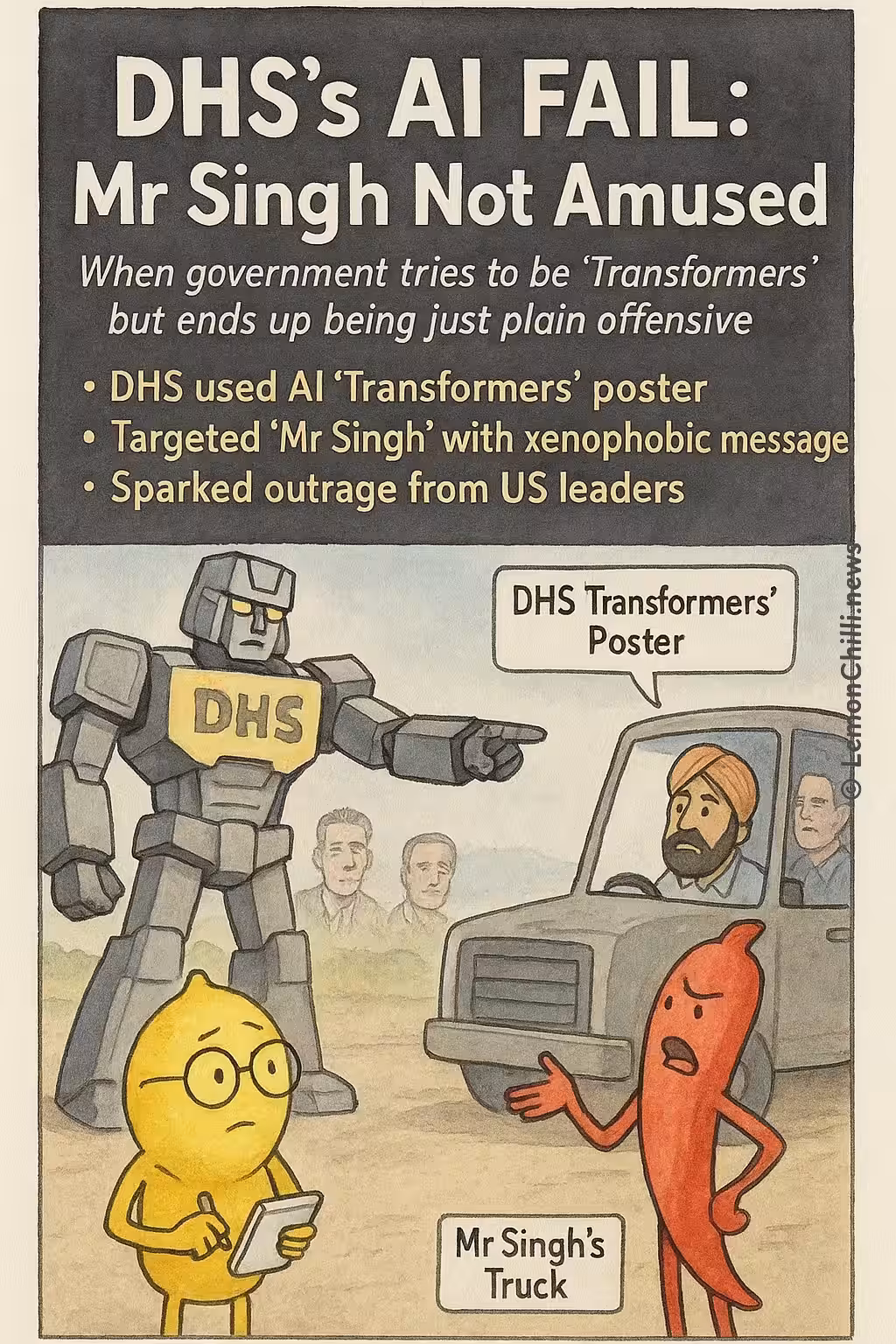 DHS's AI Fail: Mr Singh Not Amused