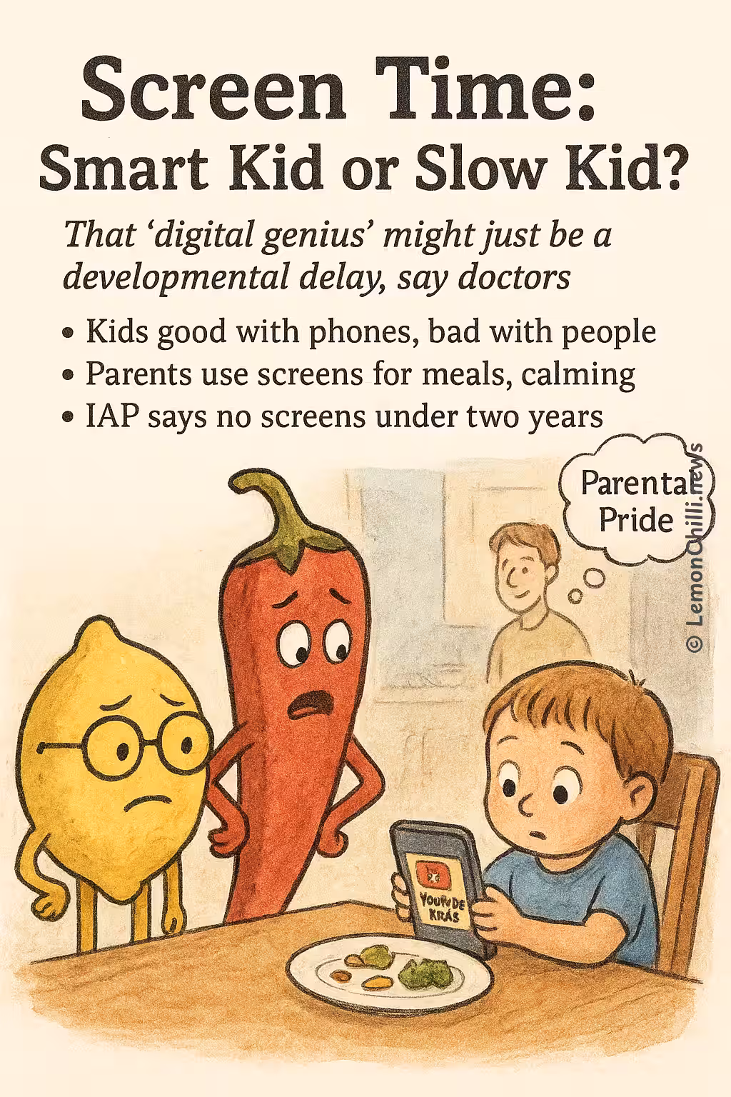 Screen Time: Smart Kid or Slow Kid?
