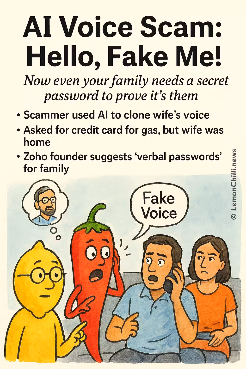 AI Voice Scam: Hello, Fake Me!