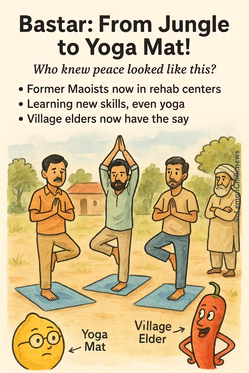 Bastar: From Jungle to Yoga Mat!