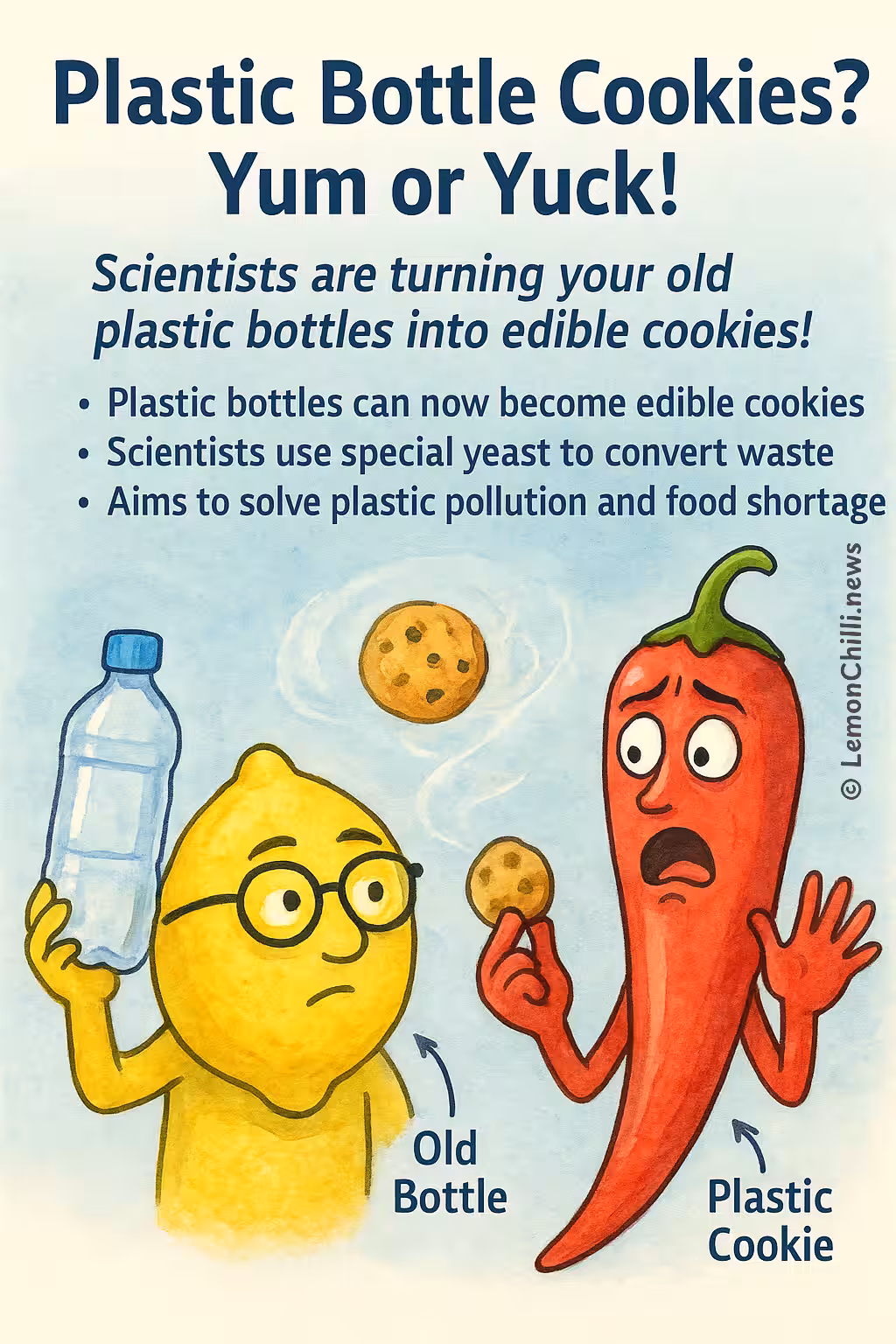 Plastic Bottle Cookies? Yum or Yuck!