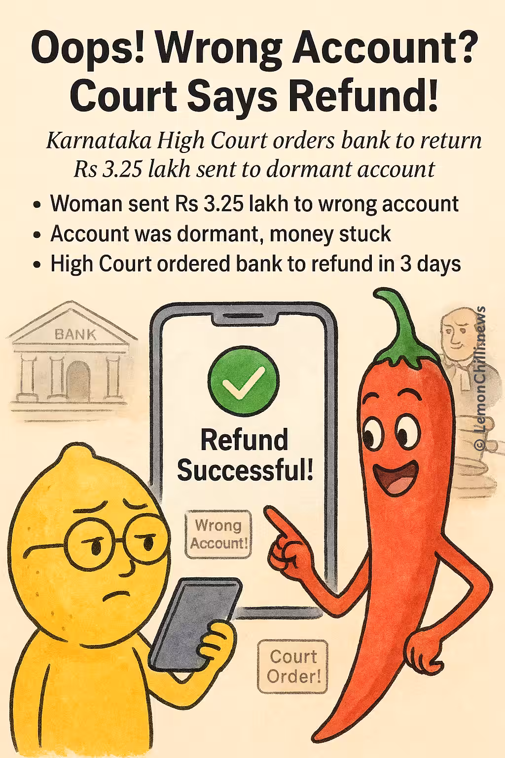 Oops! Wrong Account? Court Says Refund!