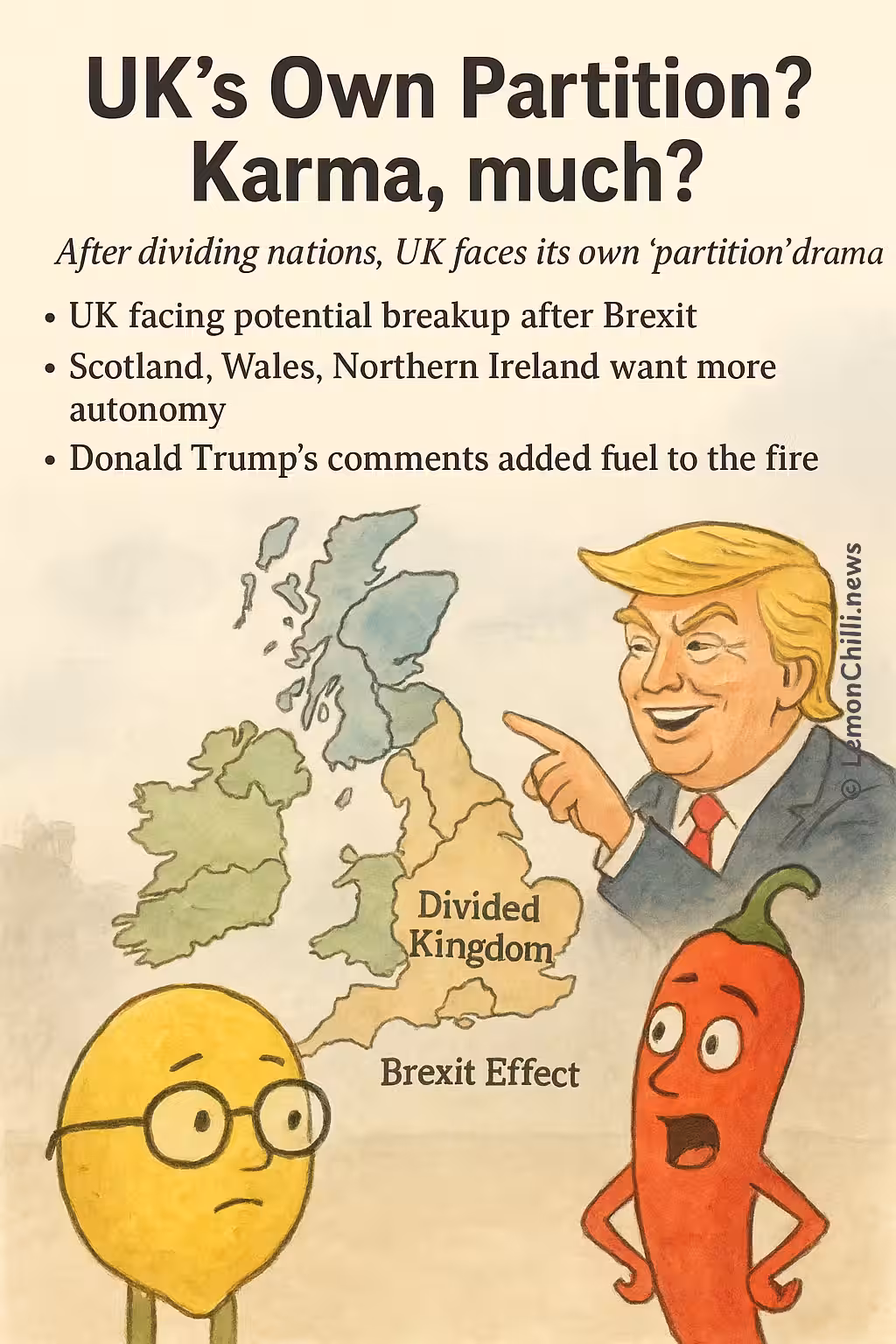 UK's Own Partition? Karma, much?