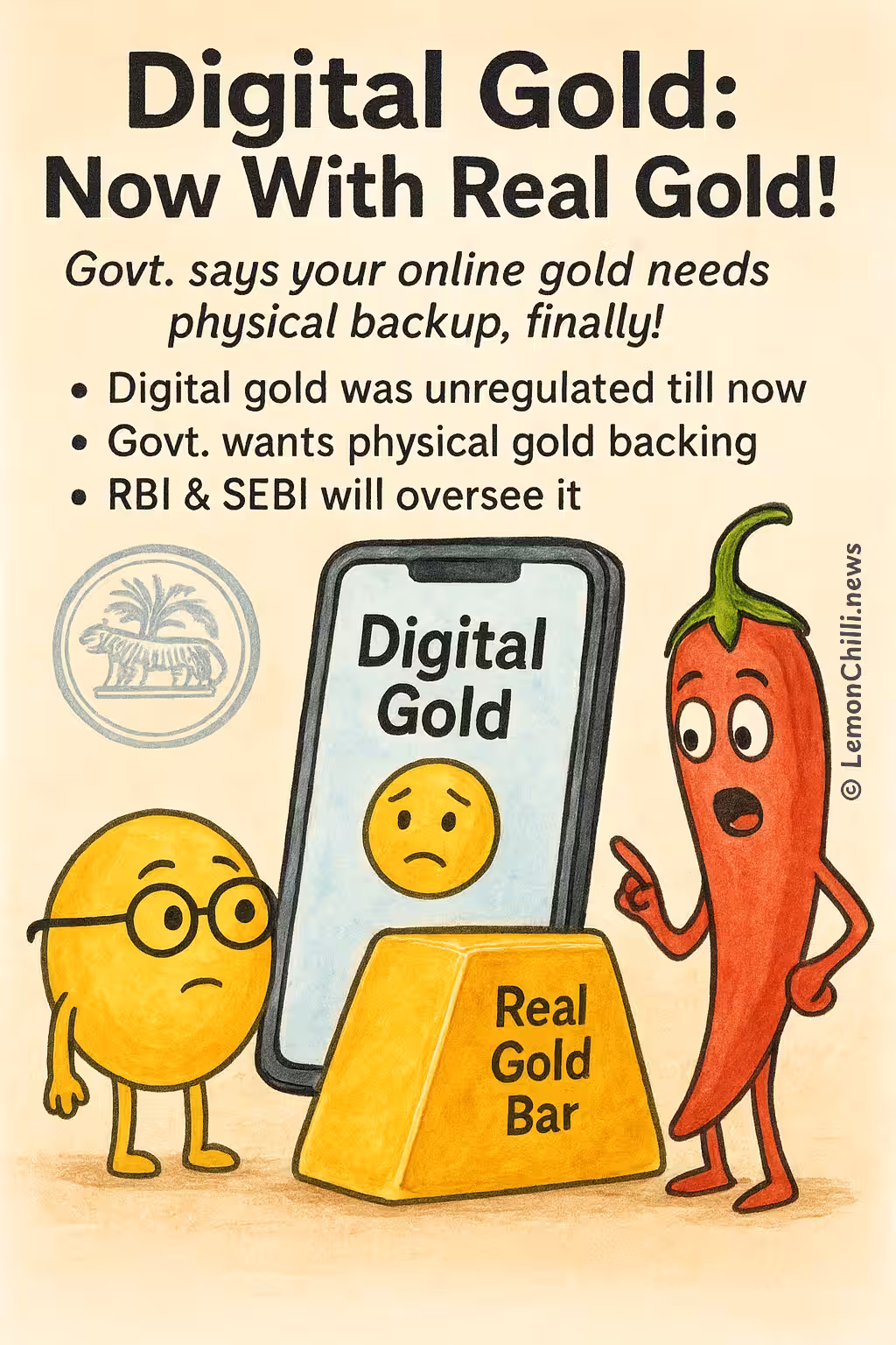 Digital Gold: Now With Real Gold!