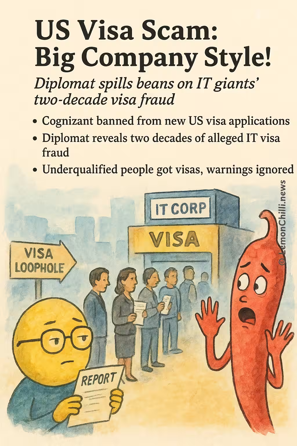 US Visa Scam: Big Company Style!