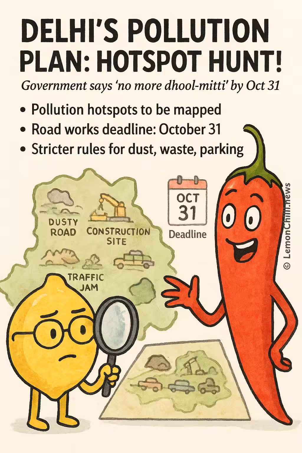 Delhi's Pollution Plan: Hotspot Hunt!