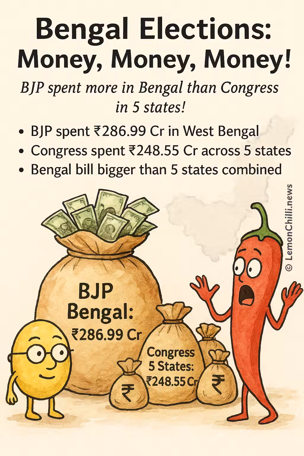 Bengal Elections: Money, Money, Money!