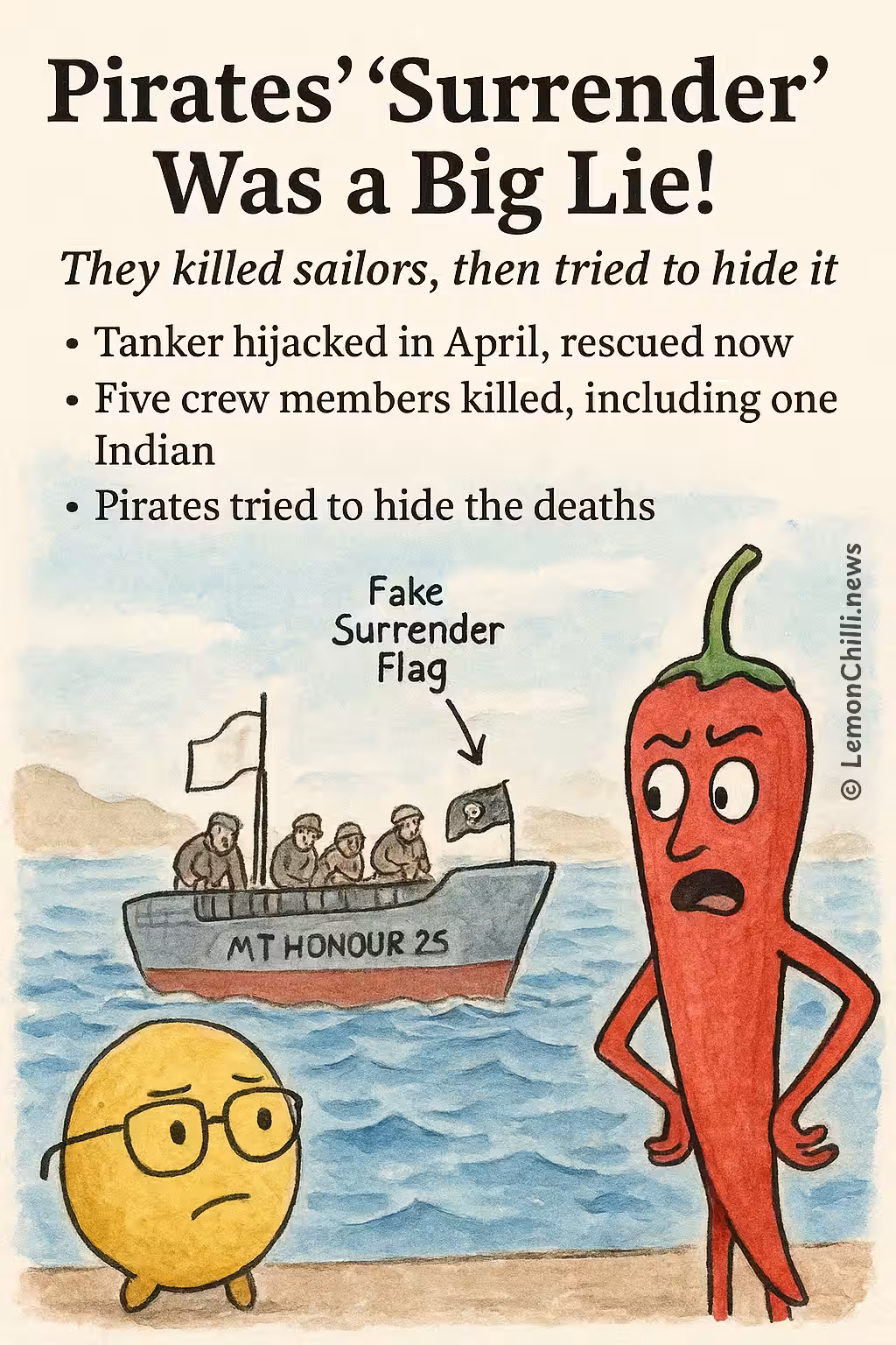 Pirates' 'Surrender' Was a Big Lie!