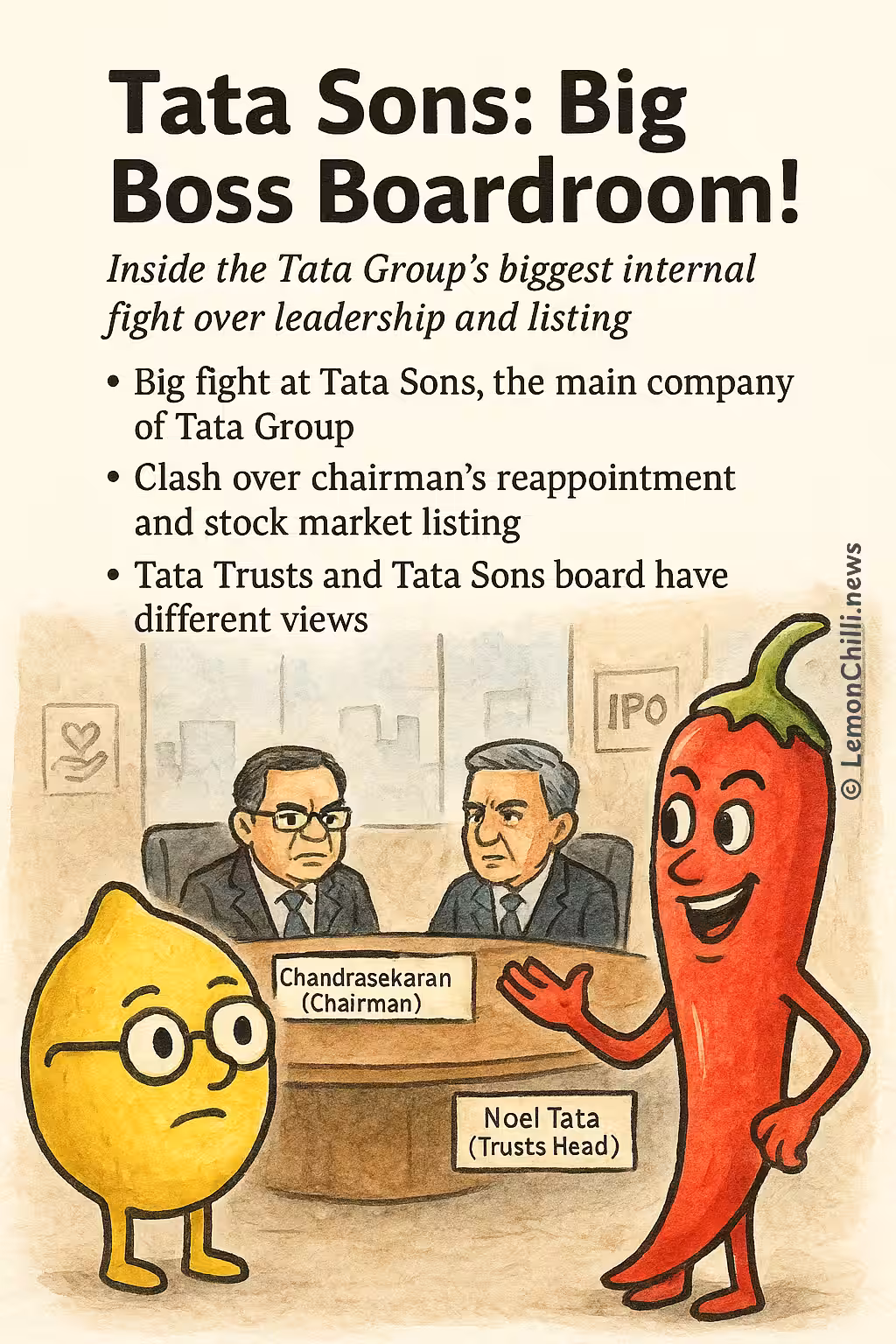 Tata Sons: Big Boss Boardroom!
