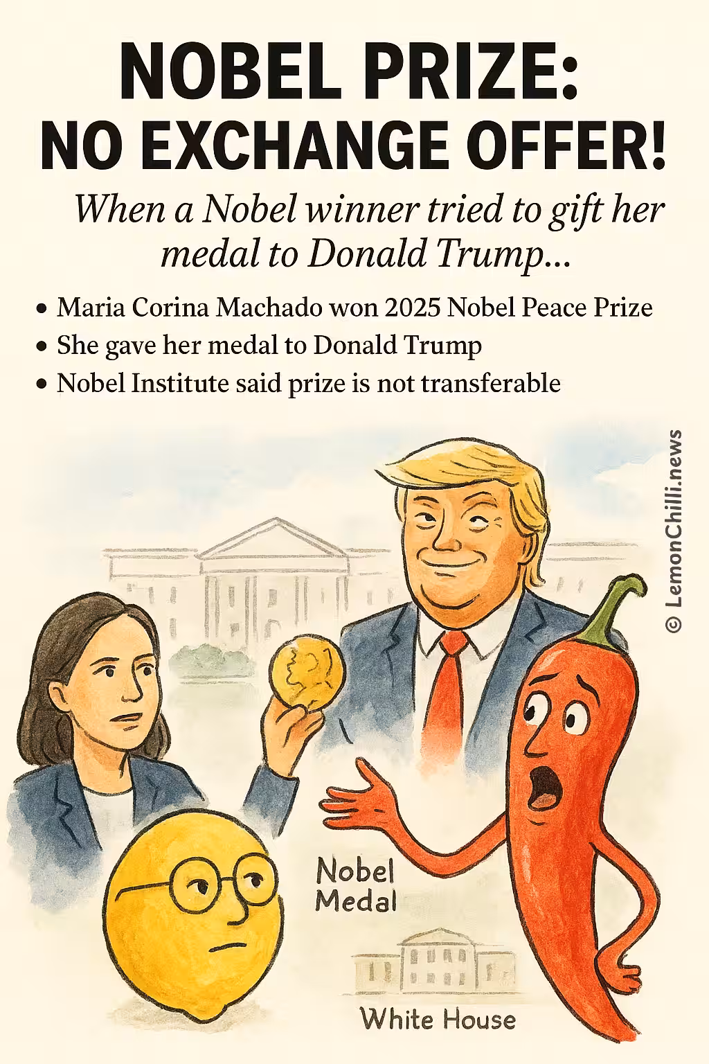 Nobel Prize: No Exchange Offer!