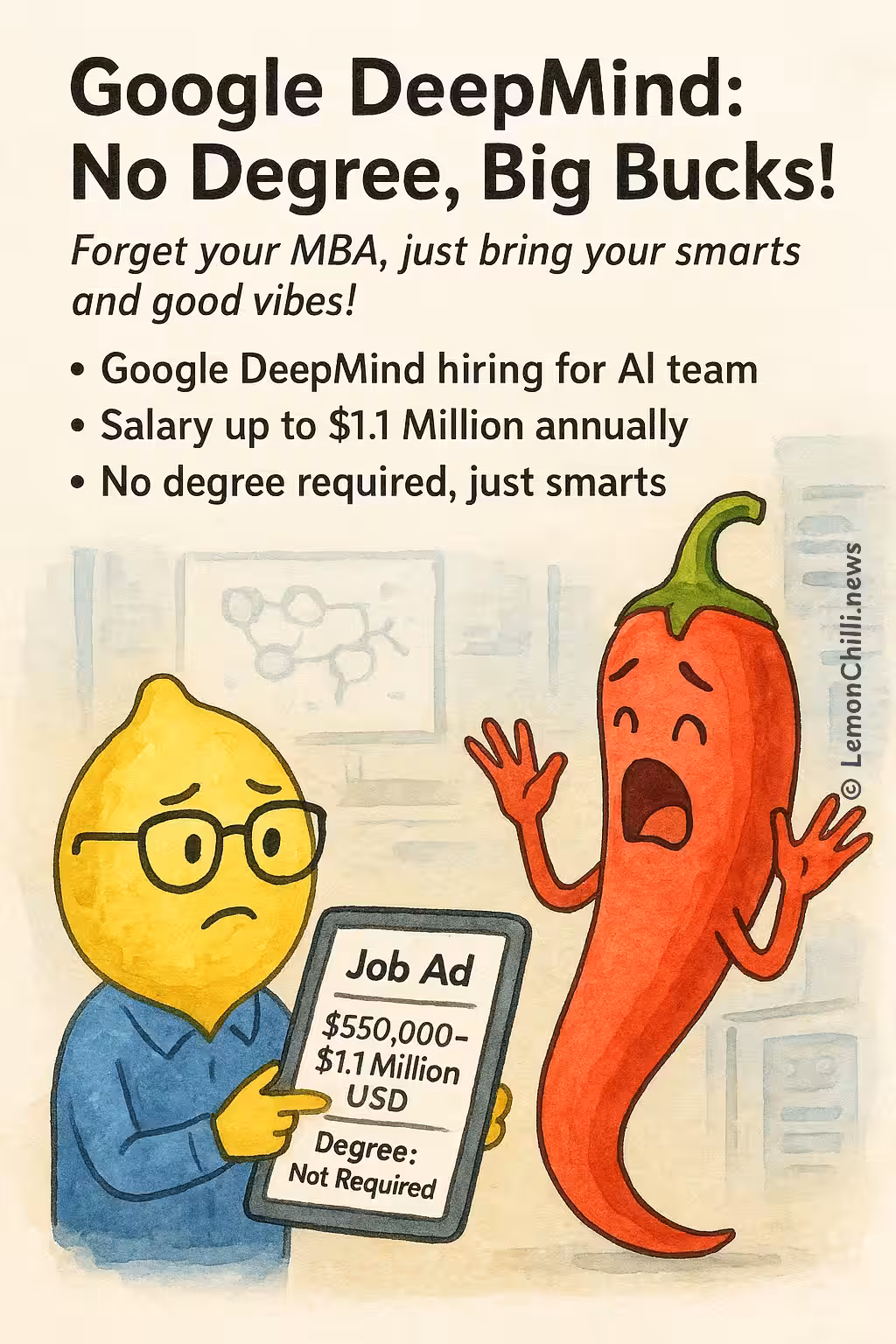 Google DeepMind: No Degree, Big Bucks!