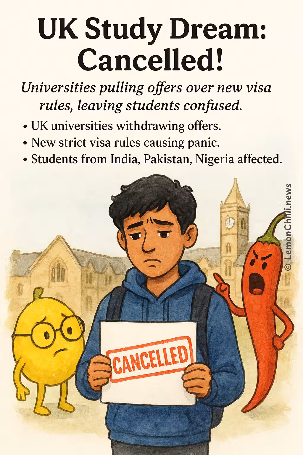 UK Study Dream: Cancelled!