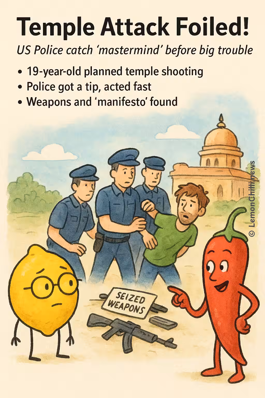 Temple Attack Foiled!