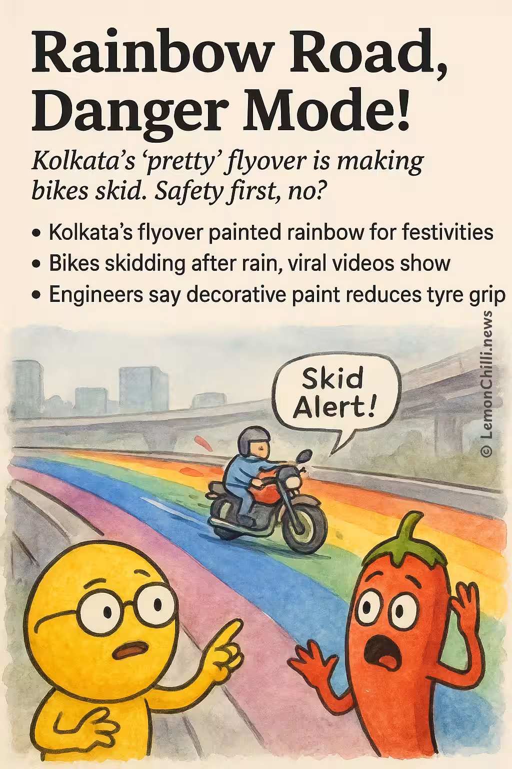 Rainbow Road, Danger Mode!