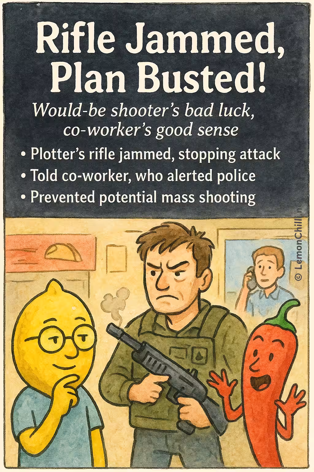 Rifle Jammed, Plan Busted!