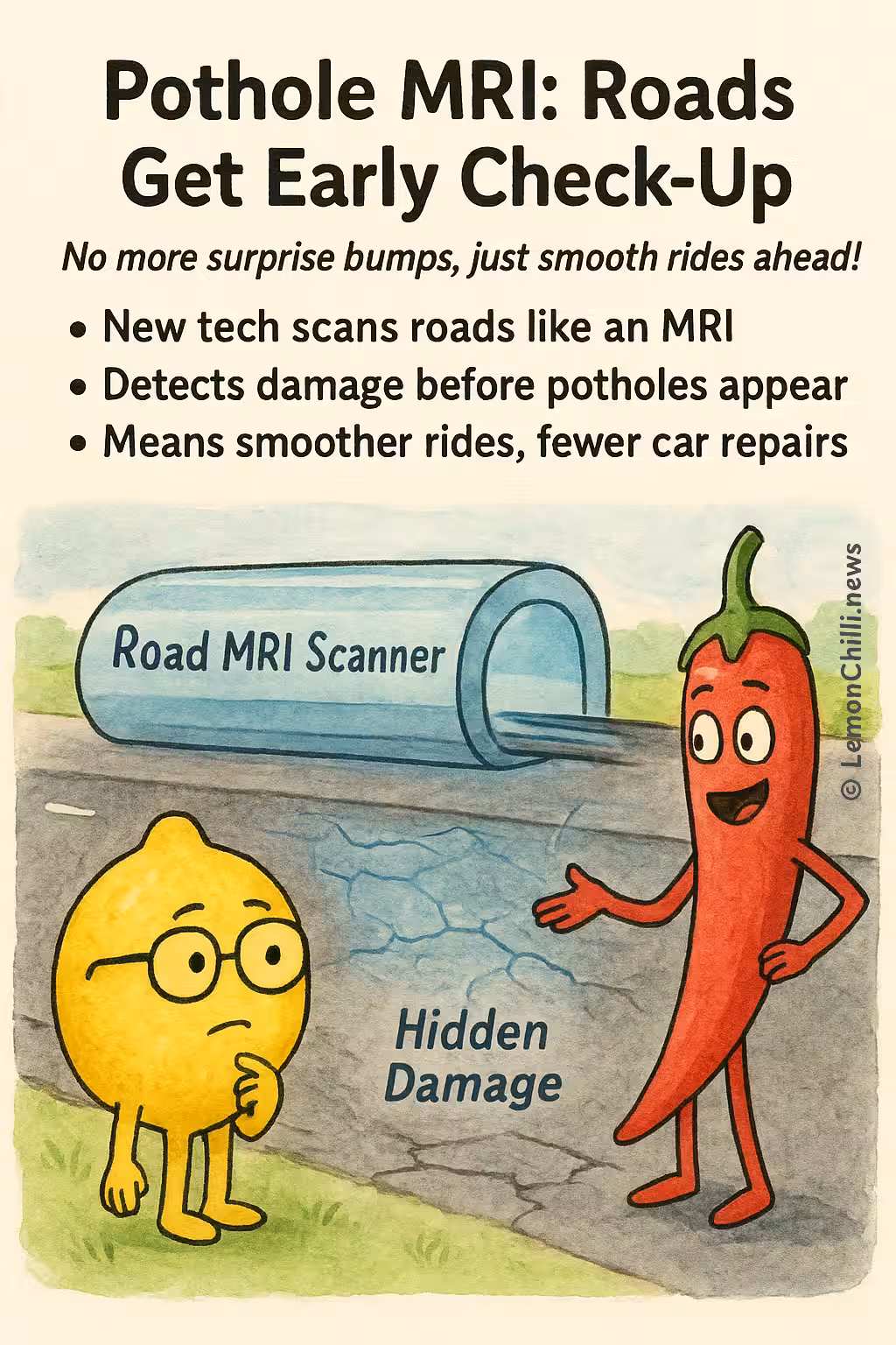 Pothole MRI: Roads Get Early Check-Up