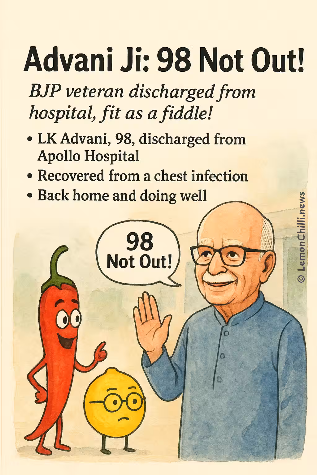 Advani Ji: 98 Not Out!