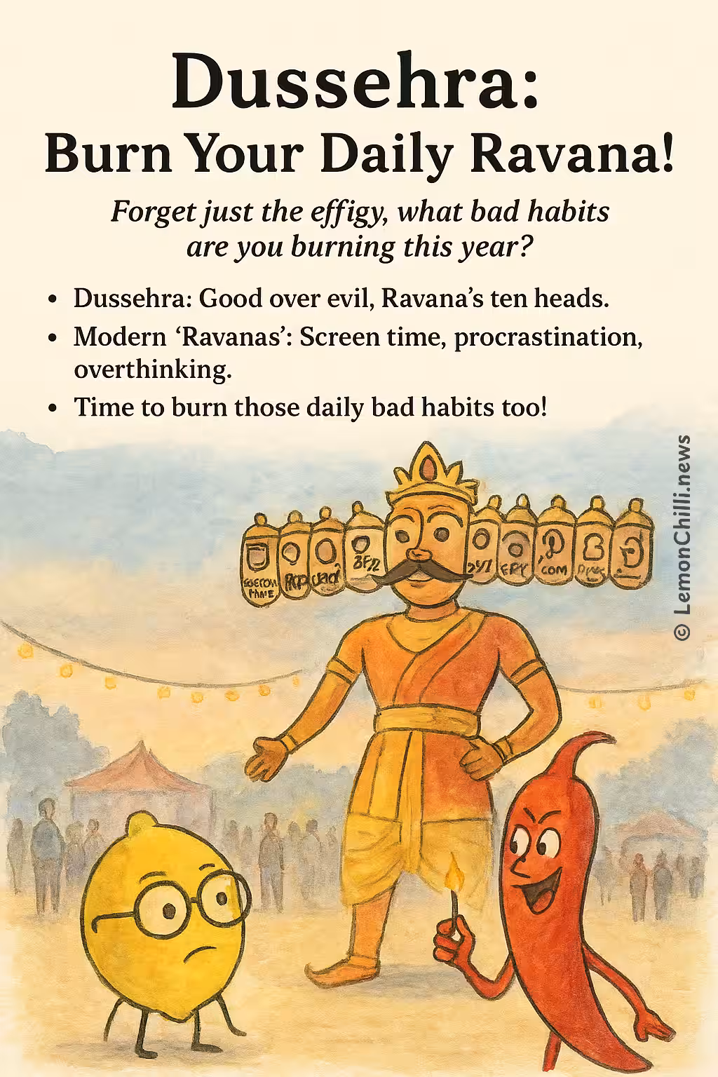 Dussehra: Burn Your Daily Ravana!
